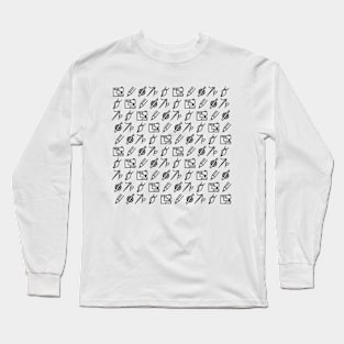 Crafty Icons Long Sleeve T-Shirt